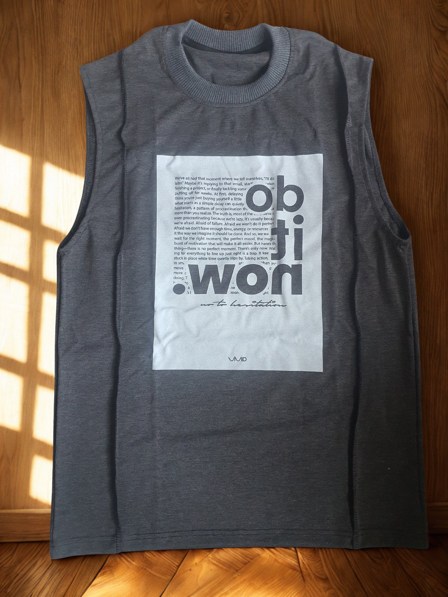 'Do It Now' Sleeveless Tshirt