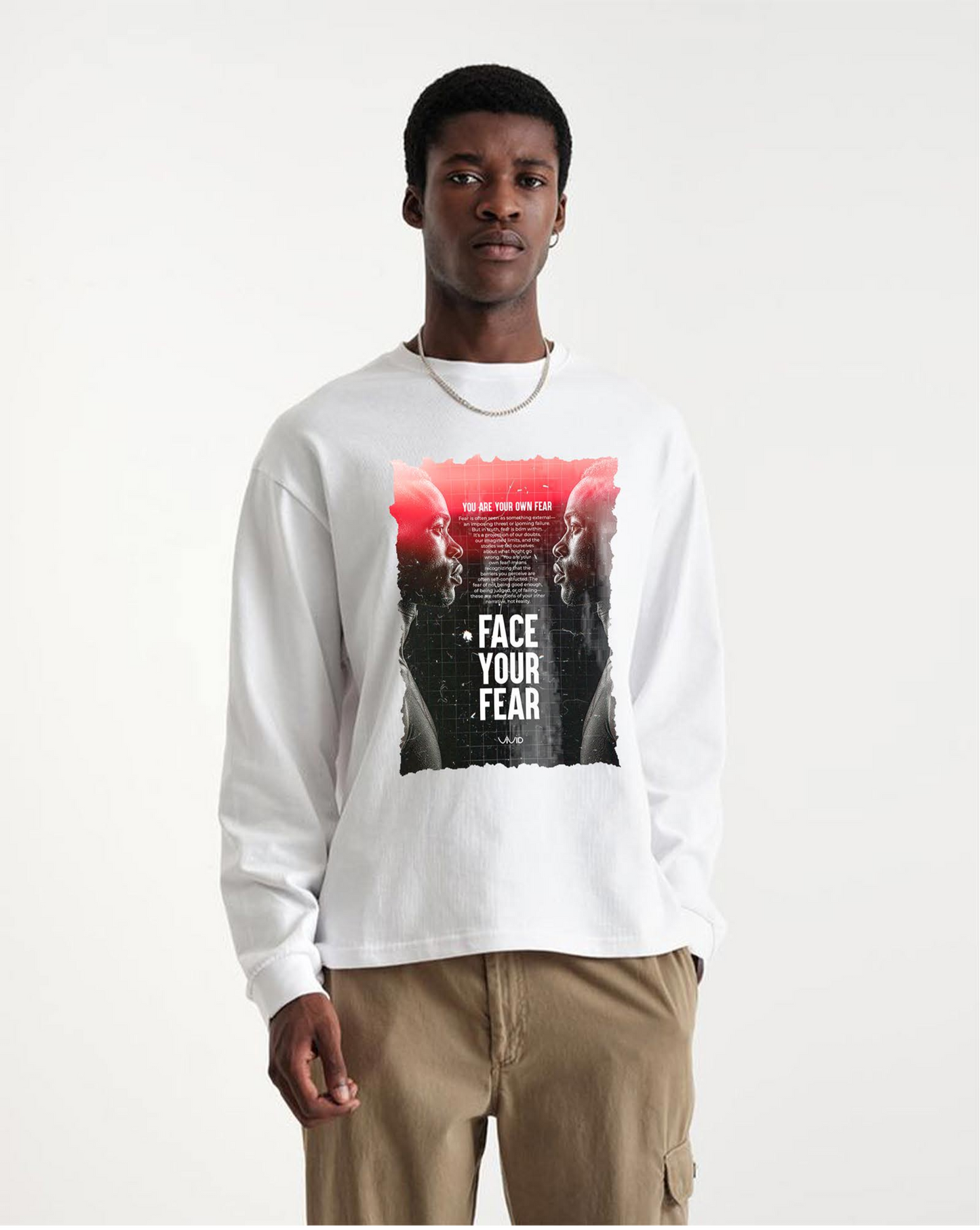 "Face Your Fear" Longsleeve and Shortsleeve Tshirt
