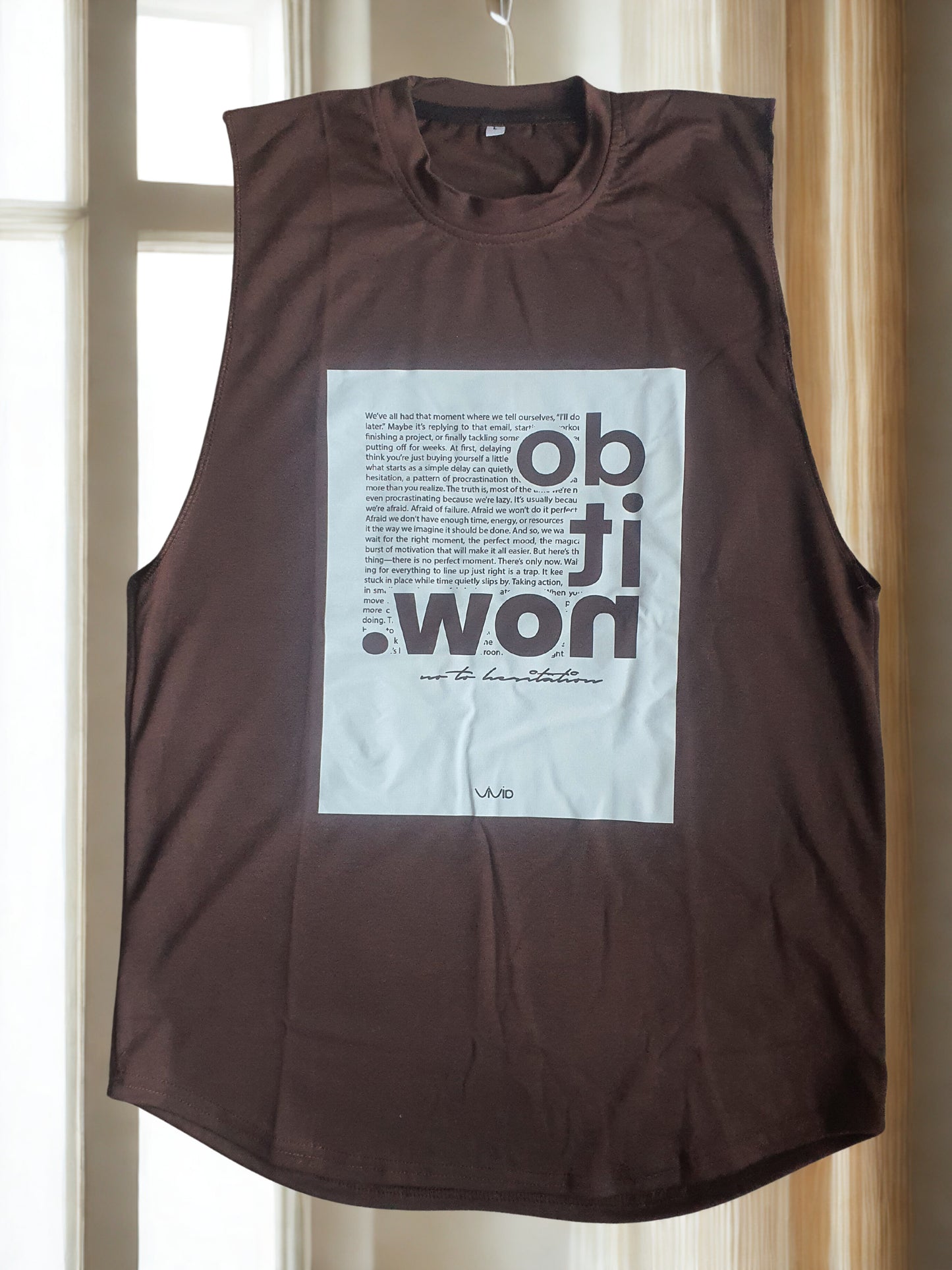 'Do It Now' Sleeveless Tshirt