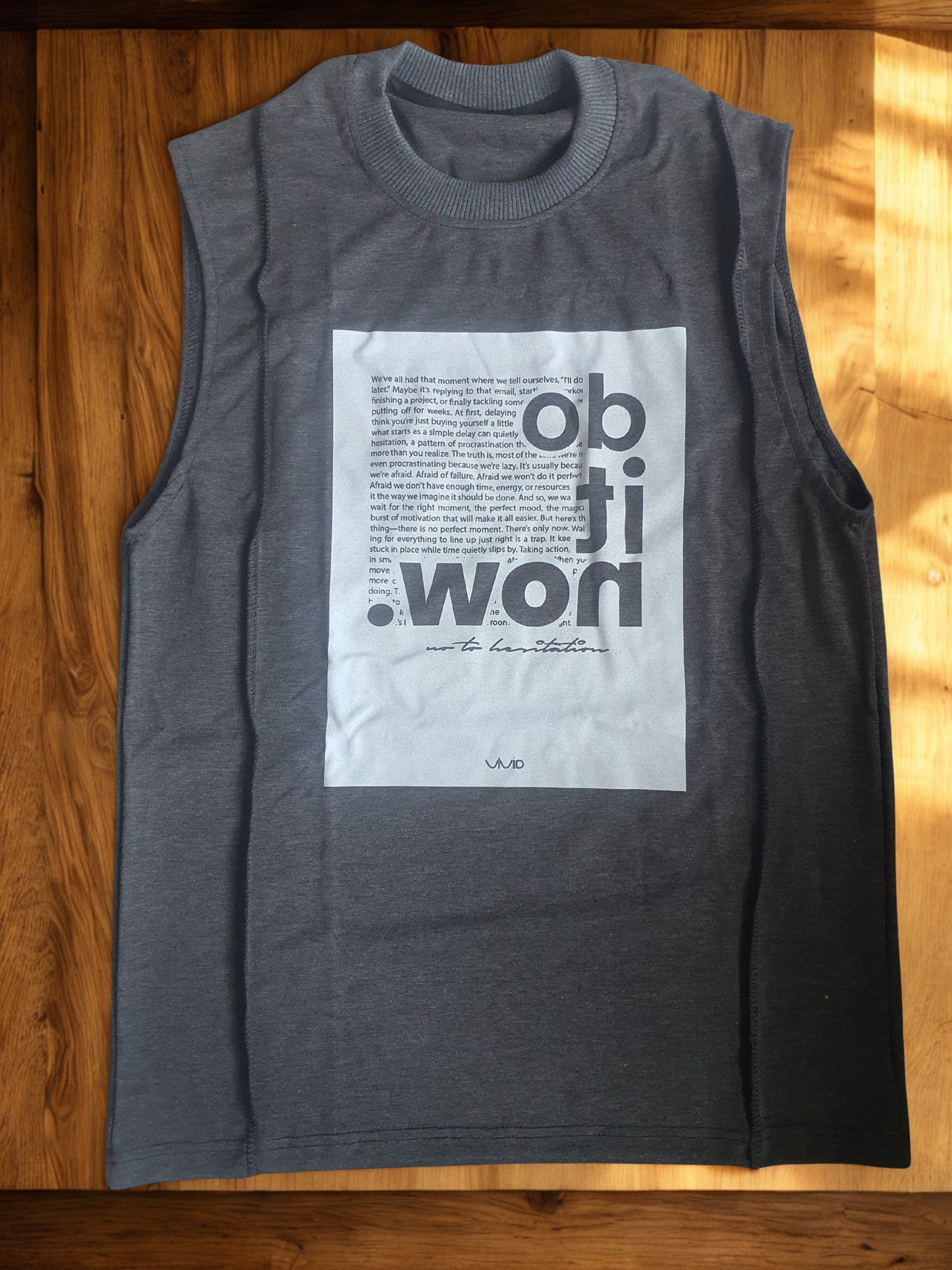 'Do It Now' Sleeveless Tshirt