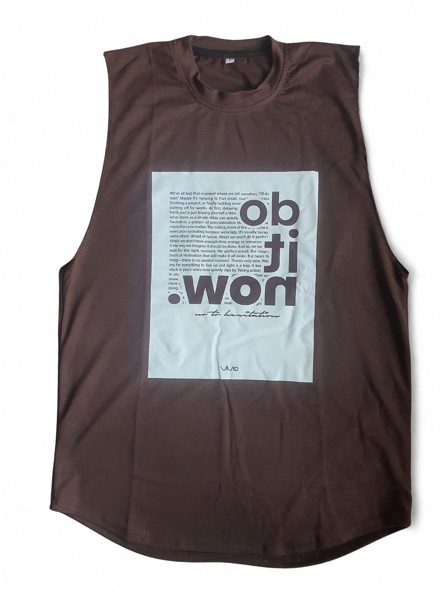 'Do It Now' Sleeveless Tshirt